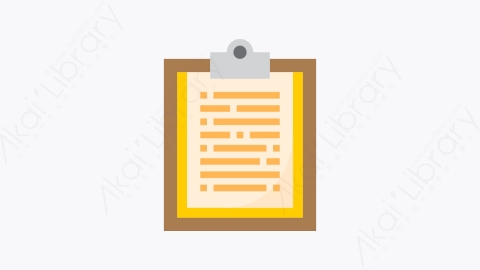 图片素材-020-剪贴板clipboard扁平卡通办公室供应商元素图标