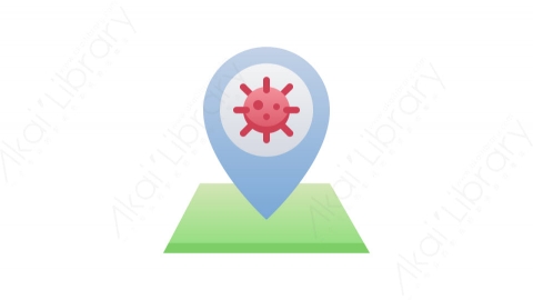 图片素材-020位置_location病毒Covid 19医疗道具元素图标
