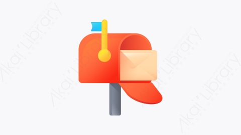 图片素材-020-邮箱mailbox扁平卡通家具元素图标