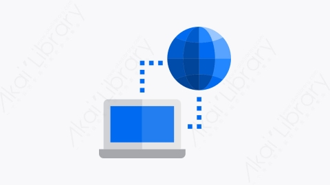 图片素材-020-网络-3network扁平卡通通信互联网元素图标