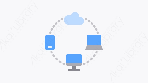 图片素材-020-网络network扁平卡通数据和网络元素图标