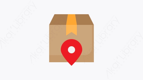 图片素材-020-包装packaging扁平卡通物流运输元素图标