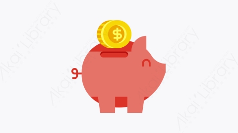 图片素材-020-存钱罐piggy_bank扁平卡通金钱和金融的元素图标