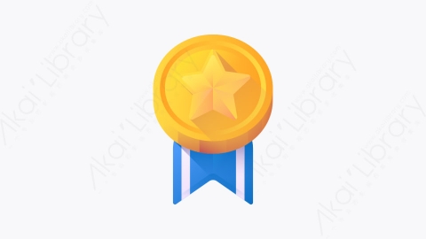 图片素材-020-奖励reward扁平卡通教育元素图标