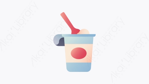 图片素材-020-酸奶yogurt扁平卡通乳制品图标
