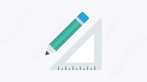 图片素材-0200-铅笔-2pencil卡通扁平商业和办公元素图标