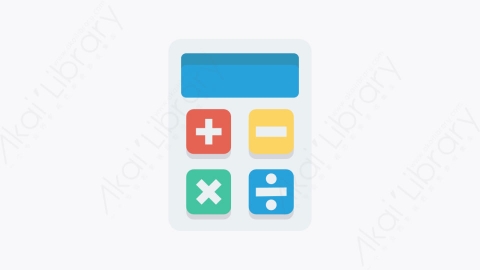 图片素材-0201-计算器-1calculator卡通扁平学校与教育元素图标