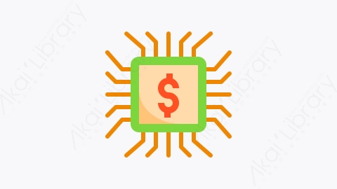 图片素材-021-美元dollar扁平卡通金融商务办公元素图标