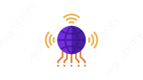 图片素材-021物联网_iot金融财经科技道具元素图标