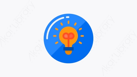 图片素材-021-灯泡light_bulb扁平卡通用户界面元素图标