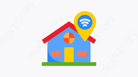 图片素材-021-位置location扁平卡通智能家居元素图标