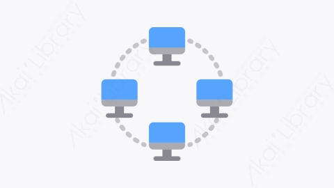 图片素材-021-网络-1network扁平卡通数据和网络元素图标
