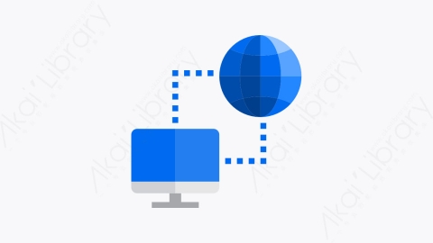 图片素材-021-网络-4network扁平卡通通信互联网元素图标