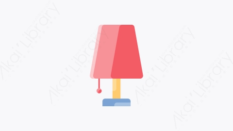 图片素材-021-台灯table_lamp扁平卡通用户界面元素图标