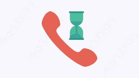 图片素材-0217-电话phonecall卡通扁平通信沟通元素图标