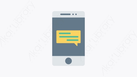 图片素材-0219-智能手机smartphone卡通扁平通信沟通元素图标