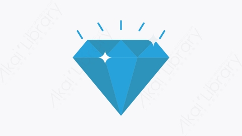 图片素材-022-钻石diamond扁平卡通网页设计开发和UI图标元素