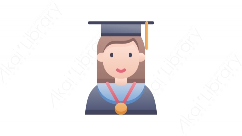 图片素材-022女孩_girl教育学校教学道具元素图标