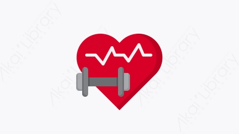 图片素材-022-心脏heart扁平卡通医疗保健元素图标