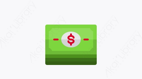 图片素材-022-货币money扁平卡通金融元素图标