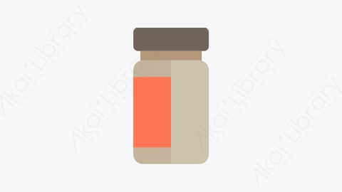 图片素材-022-药丸-瓶pillsbottle扁平卡通卫生保健元素图标