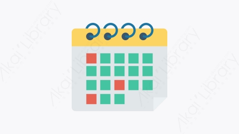 图片素材-0222-日历-1calendar卡通扁平商业和办公元素图标