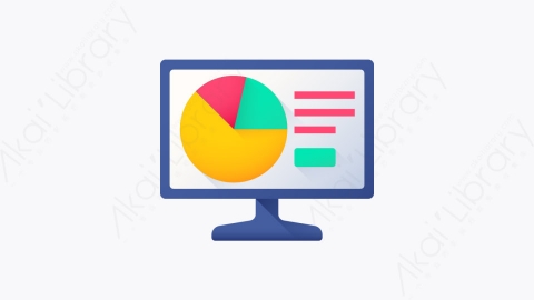 图片素材-023-分析analytics-扁平卡通营销元素图标