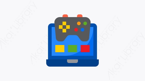 图片素材-023-游戏game扁平卡通计算机应用程序元素图标