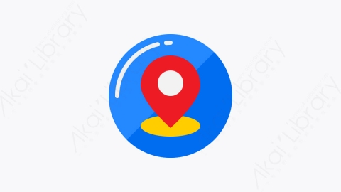 图片素材-023-位置location扁平卡通用户界面元素图标