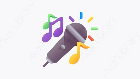 图片素材-023-麦克风microphone扁平卡通生日元素图标