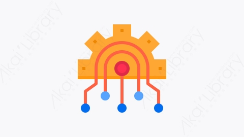 图片素材-023-网络network扁平卡通工程元素图标