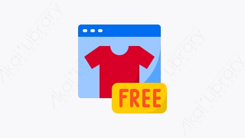 图片素材-023-网上购物shopping_online扁平卡通超市商场出售元素图标