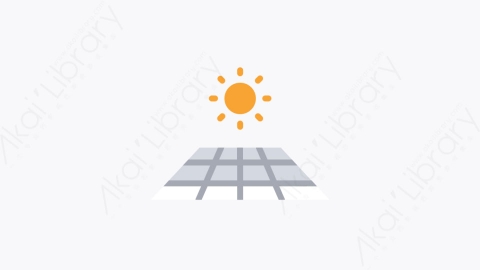 图片素材-023-太阳能电池板solar_panel扁平卡通生态元素图标