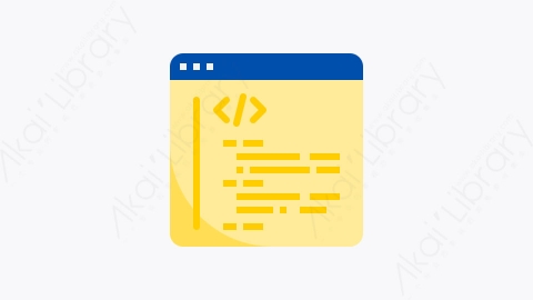 图片素材-024-编码coding扁平卡通开发元素图标