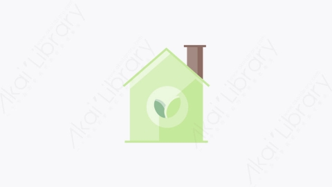 图片素材-024-生态屋eco_house扁平卡通生态元素图标