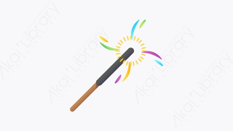 图片素材-024-烟花firework扁平卡通公平的元素图标