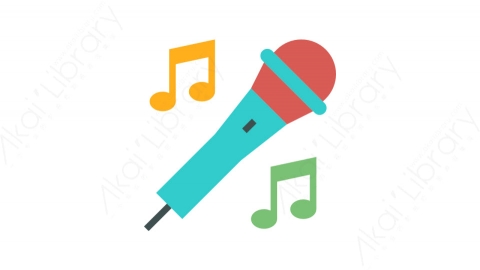 图片素材-024卡拉OK_karaoke庆祝节日活动道具元素图标