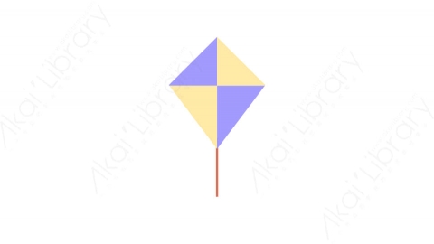 图片素材-024风筝_kite夏季沙滩道具元素图标
