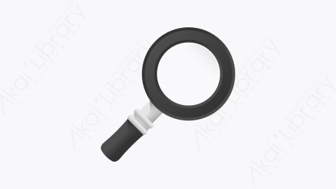 图片素材-024-放大镜magnifying-glass扁平卡通文具元素图标