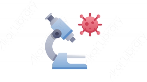 图片素材-024显微镜_microscope病毒Covid 19医疗道具元素图标