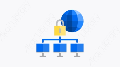 图片素材-024-网络-7network扁平卡通通信互联网元素图标
