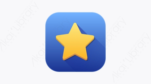 图片素材-024-星标star扁平卡通UI界面元素图标