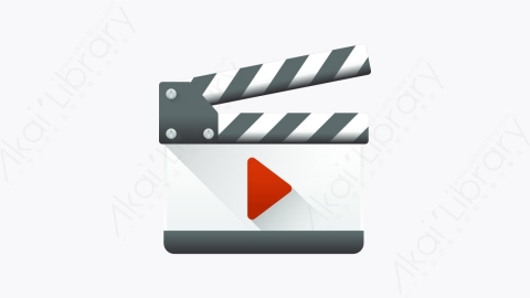 图片素材-024-视频video扁平卡通UI元素图标