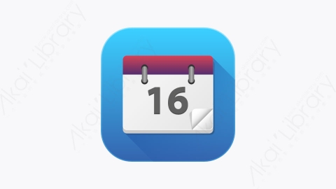 图片素材-025-日历calendar扁平卡通UI界面元素图标