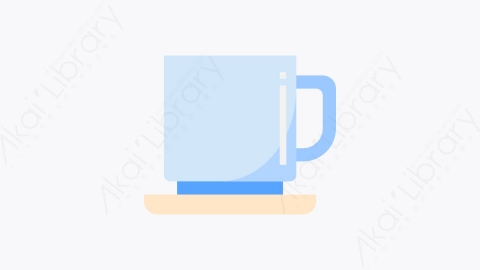 图片素材-025-咖啡杯-1coffeecup扁平卡通办公室供应商元素图标