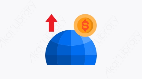 图片素材-025-全球global扁平卡通商业和金融的元素图标