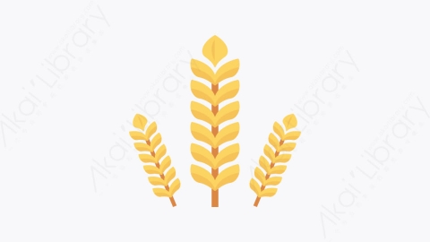 图片素材-025-颗粒-1grain扁平卡通水果和蔬菜的图标元素