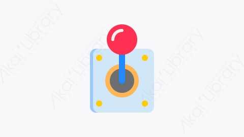 图片素材-025-操纵杆joystick扁平卡通家用电器电子元素图标