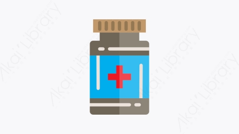 图片素材-025-医学medicine扁平卡通卫生保健元素图标