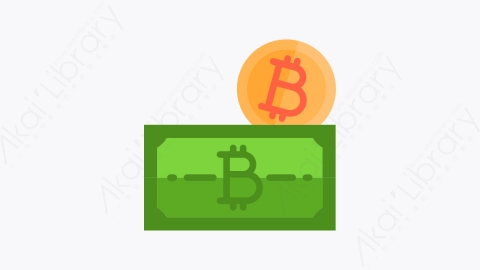 图片素材-025-货币money扁平卡通金融财经比特币元素图标